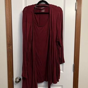 Lane Bryant Tank & lightweight cardigan (34/36)